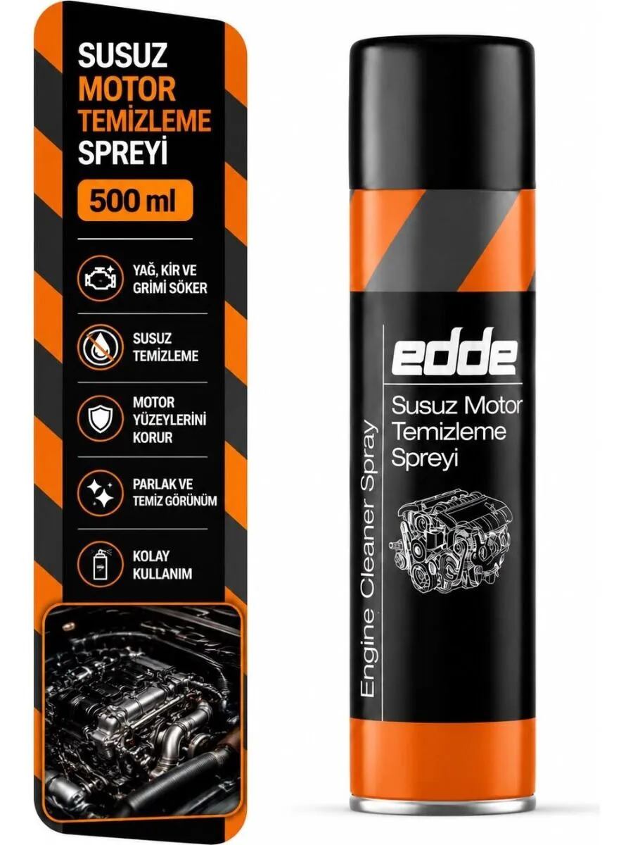 EDDE Aerosol Susuz Motor Temizleyici