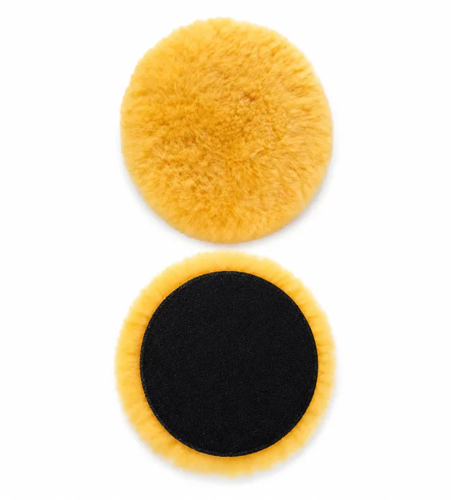 Revox Premium Wool Pad Polisaj Keçesi Sarı  160 mm