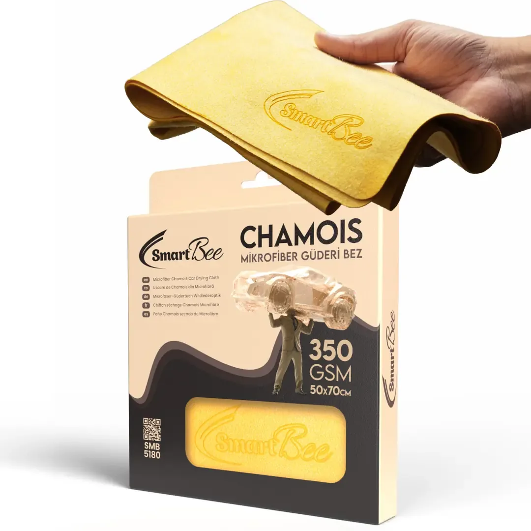 CHAMOIS Mikrofiber Güderi Oto Kurulama Bezi 50x70cm 350GSM