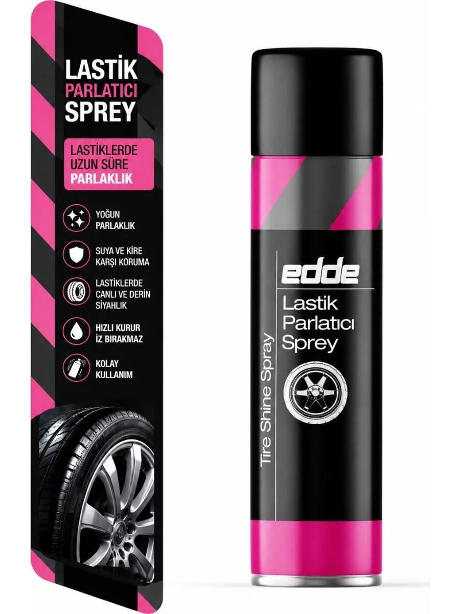 EDDE Aerosol Lastik Parlatma Spreyi